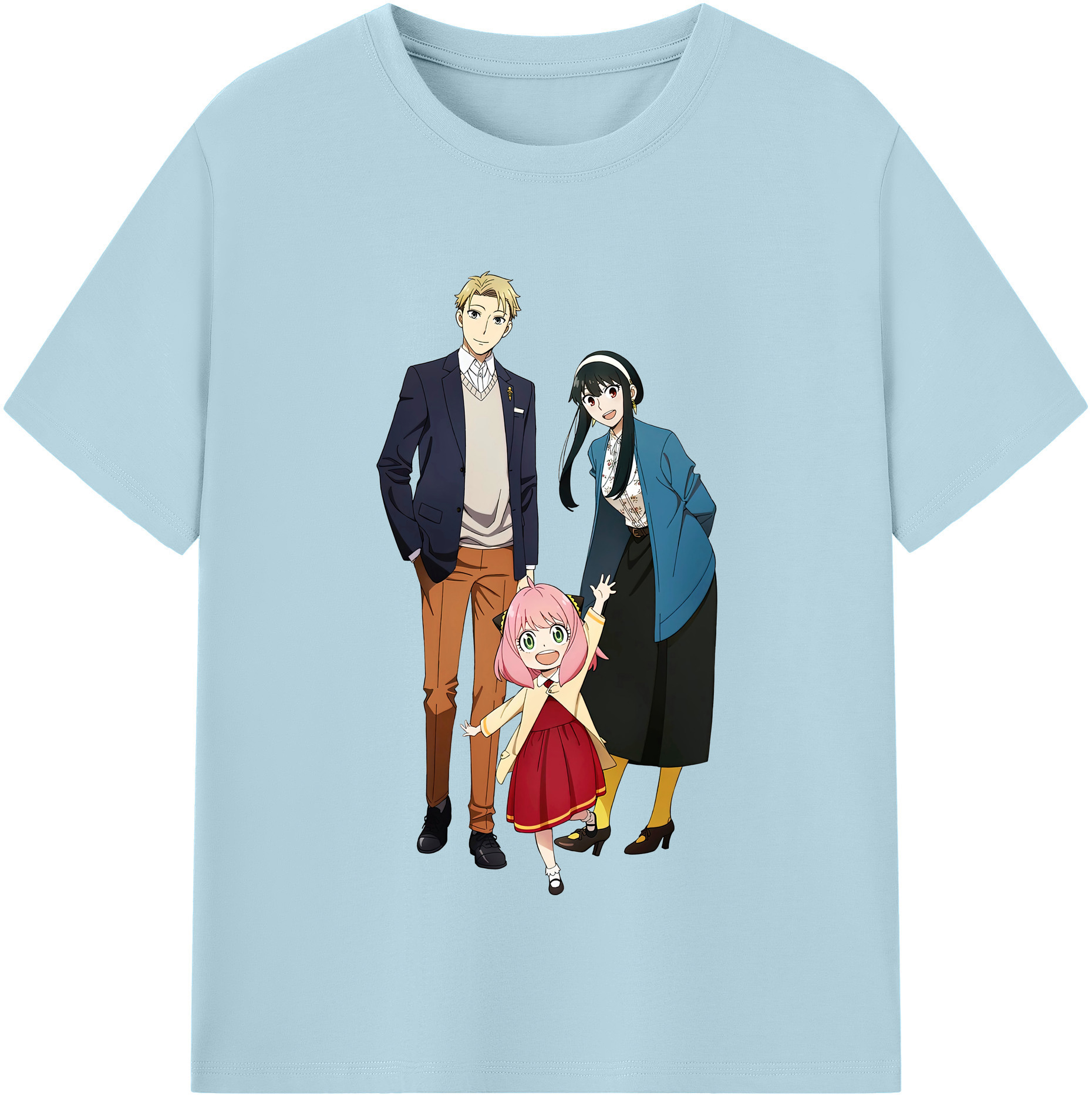 （画像用） SPY×FAMILY间谍家家酒 綿100％半袖Tシャツ（フロントプリント）